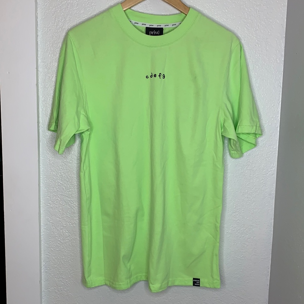 privé c d f e g short sleeve tee